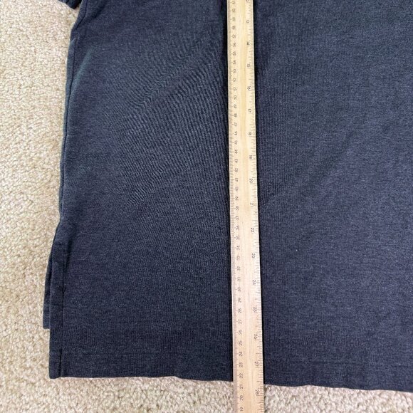 Polo Ralph Lauren Polo Shirt Mens Size Large Gray Pima Soft Touch Cotton F013 - Picture 9 of 10